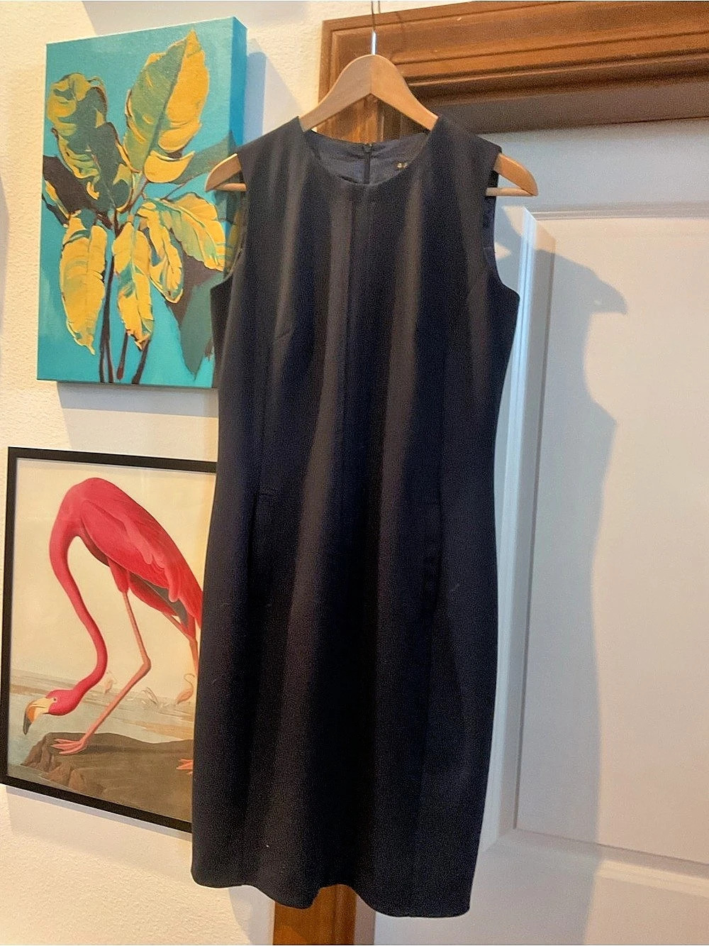 Classic Brooks Brothers Navy Dress Size 4 Like New